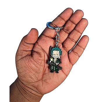 One Piece Keychain Zoro Keychain Metal | Monkey D Luffy One Piece Keychain Zoro Keychain Metal | Monkey D Luffy